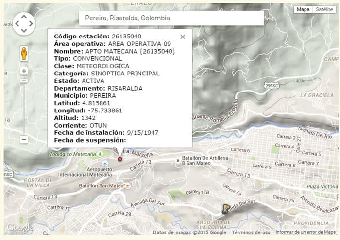 ERON EPMSC Pereira — Localización y contexto